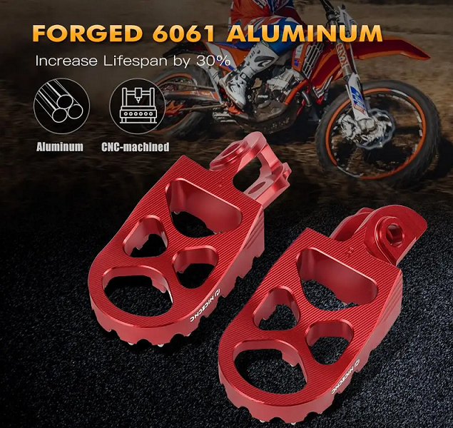 Forged Aluminum Motorcycle Footpegs